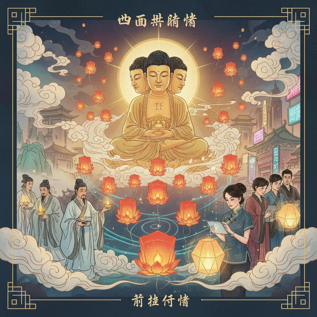 前世今生 - 四面佛點燈