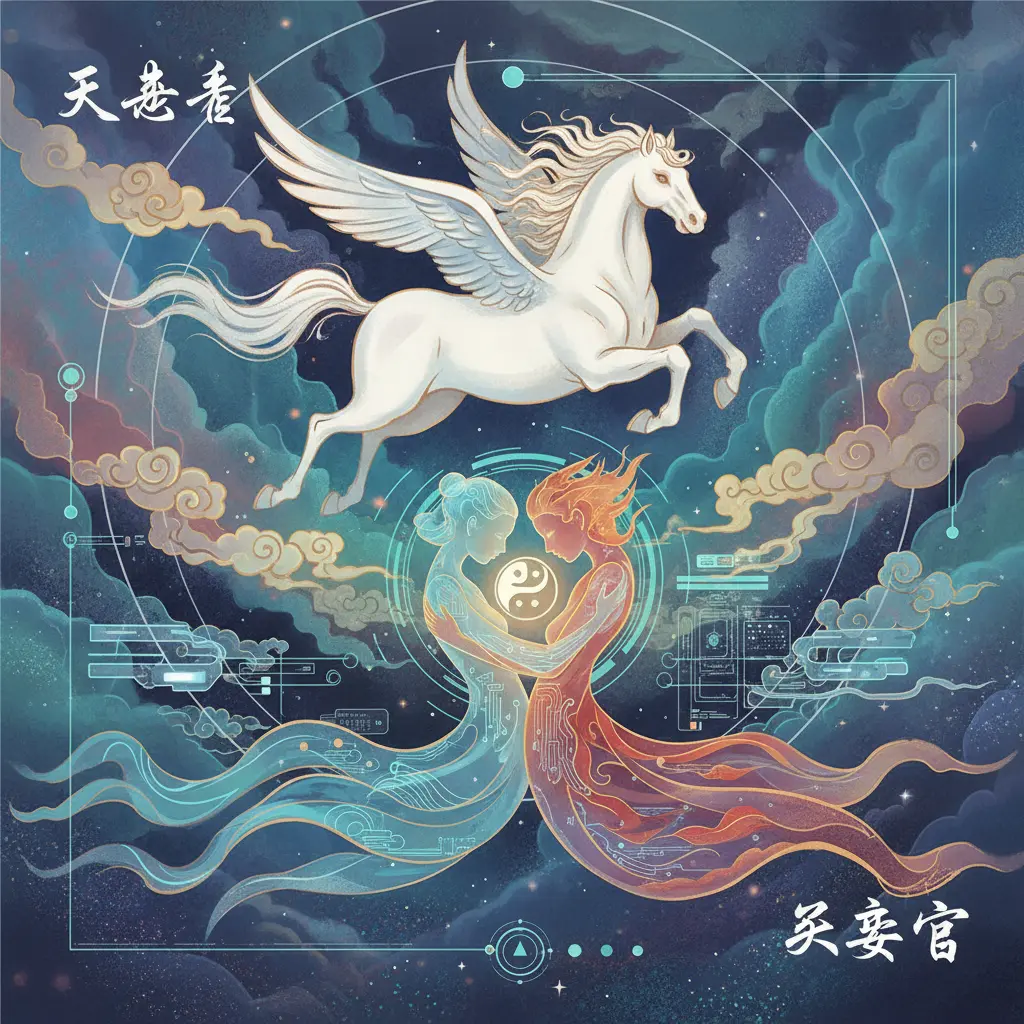 夫妻宮 - 天馬星