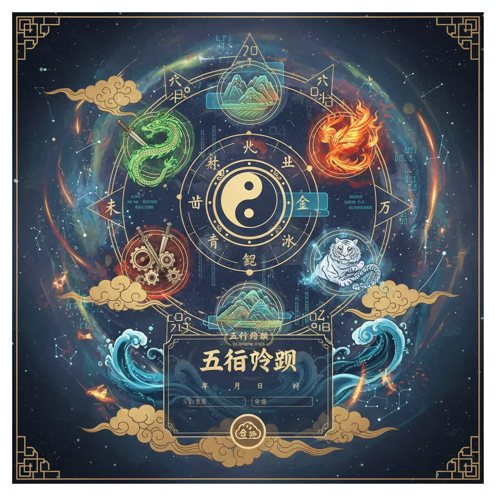 五行查詢 - 八字五行