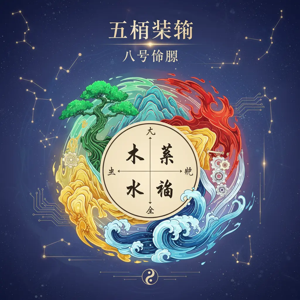 八字命盤 - 五行結構