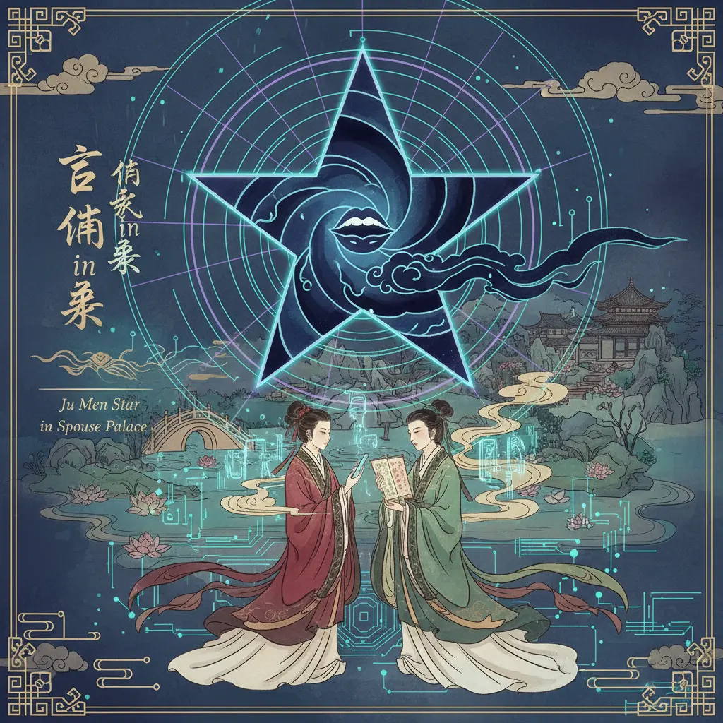 夫妻宮 - 巨門星