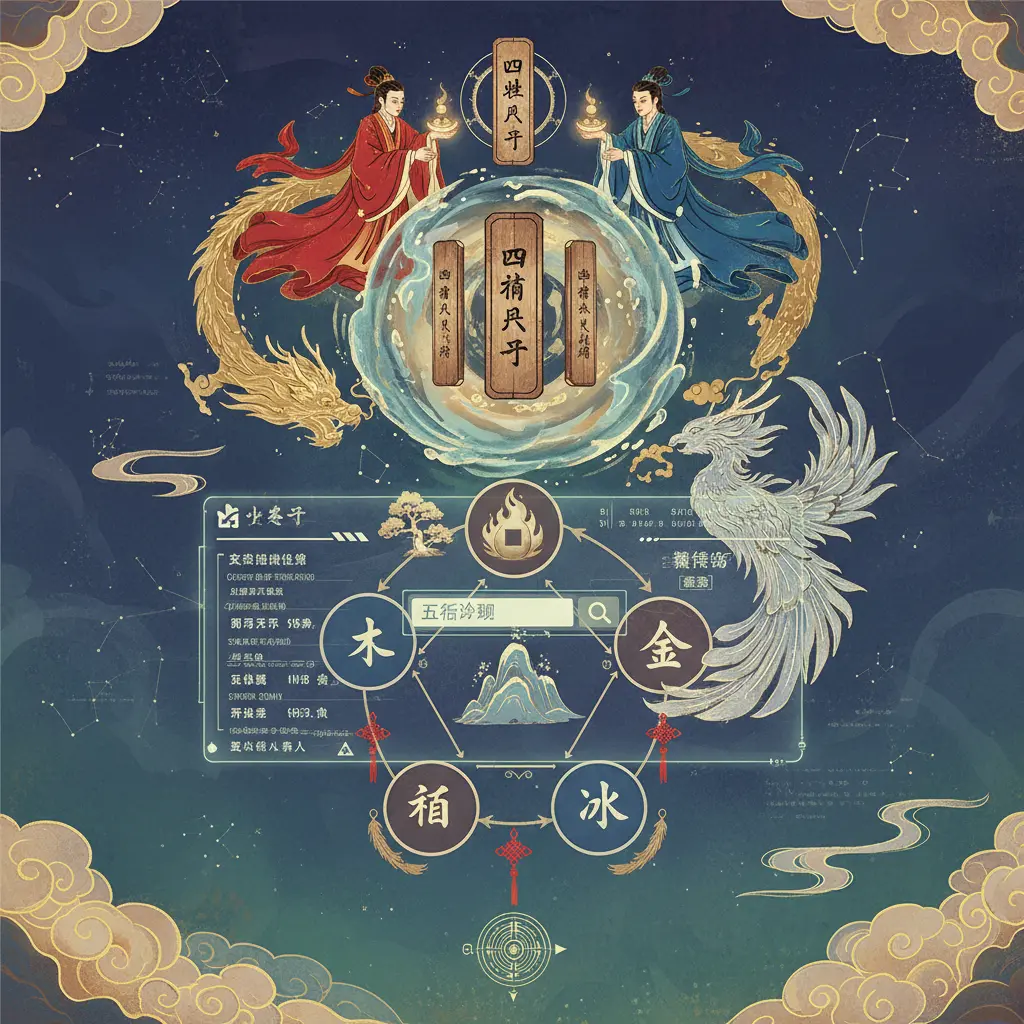 五行查詢 - 四柱八字